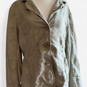 J.Jill Women's Green and Khaki Jacket